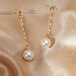 Faux Pearl Earrings